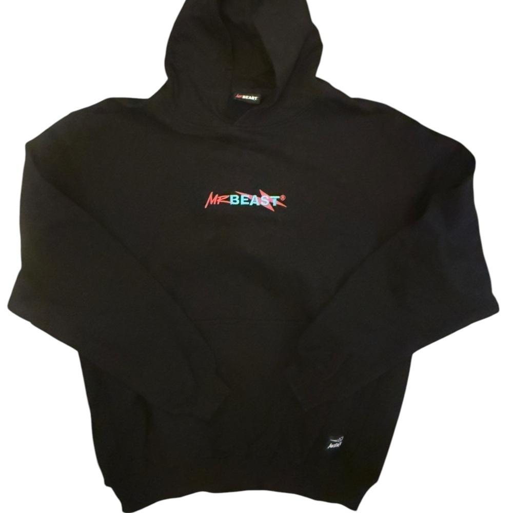 Mr. Beast private label hoodie size small like-new condition. 100% cotton